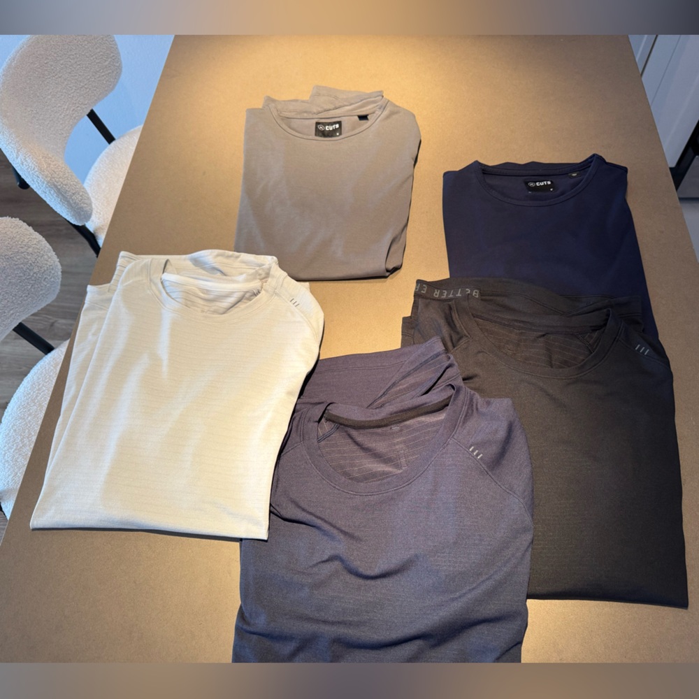 Men's Lululemon & Cuts T-shirt Bundle
